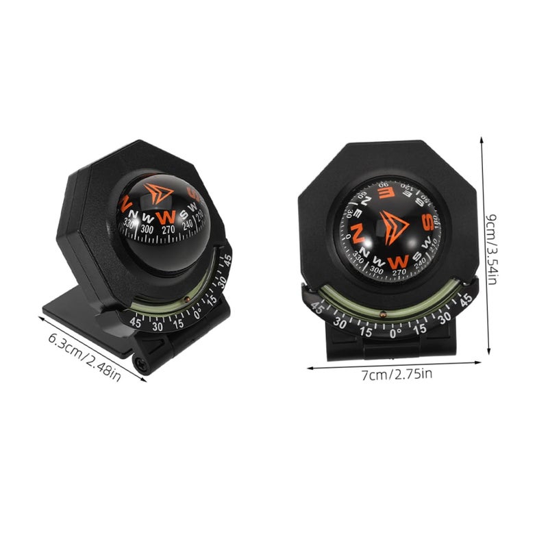 Universal Dashboard Compass For Car Motorcycle Boat And Hiking 1 Piece - Image 3