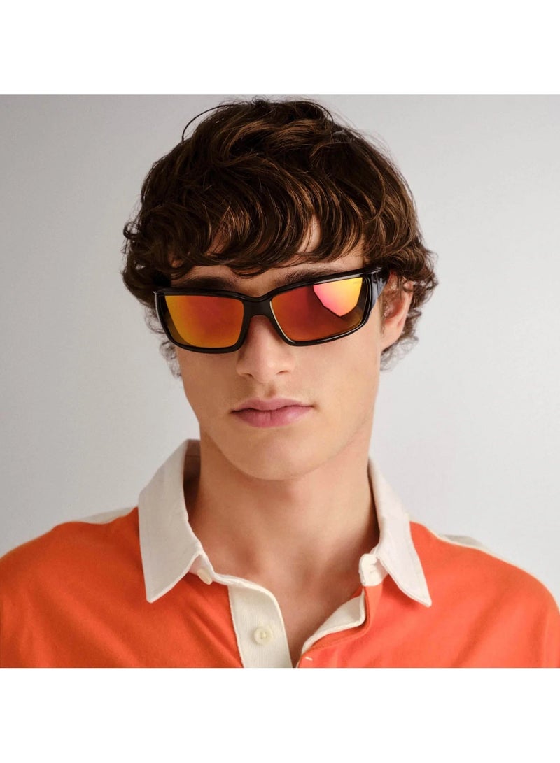 Solarized SLEEK RACER Sports Sunglasses for Men & Women – Polarized UV Protection, Lightweight Wraparound Frame, Stylish Cycling & Running Eyewear – Black/Red - Image 3