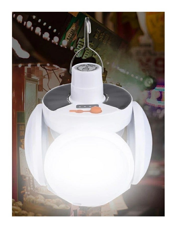 Ball-shaped LED flashlight, with 5 separate lights, strong light, with USB charger - Image 1