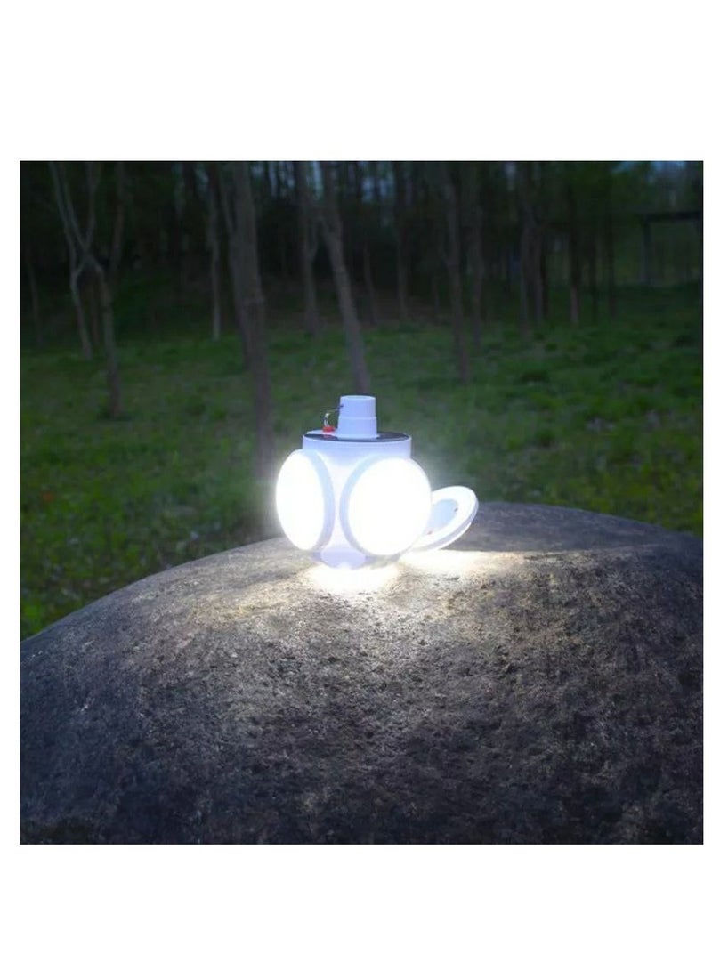 Ball-shaped LED flashlight, with 5 separate lights, strong light, with USB charger - Image 3