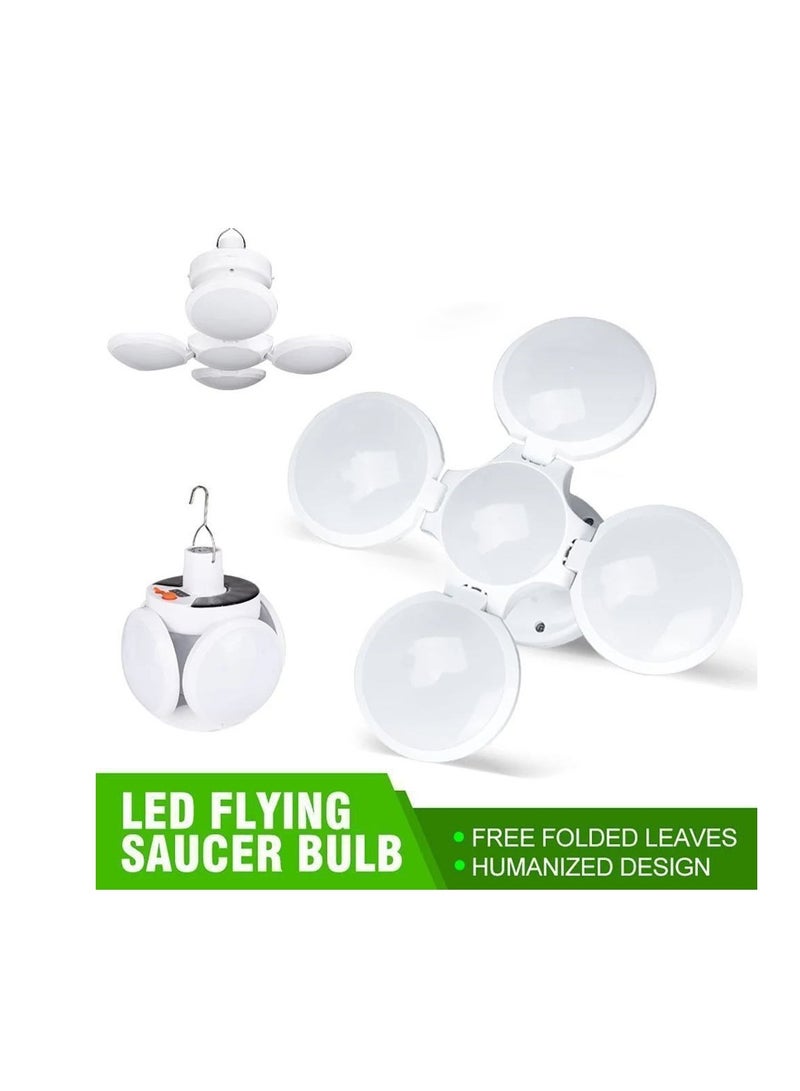 Ball-shaped LED flashlight, with 5 separate lights, strong light, with USB charger - Image 4