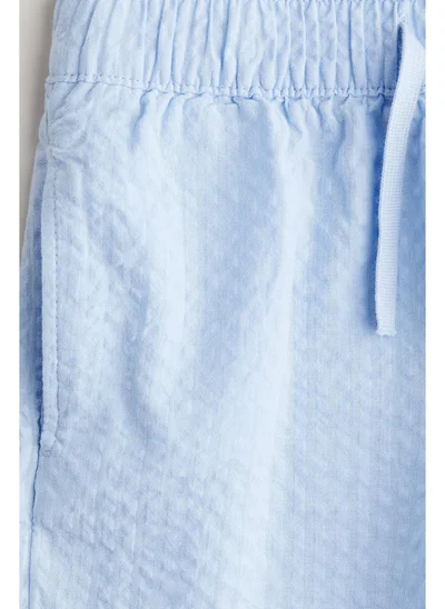 H&M Cotton seersucker shorts