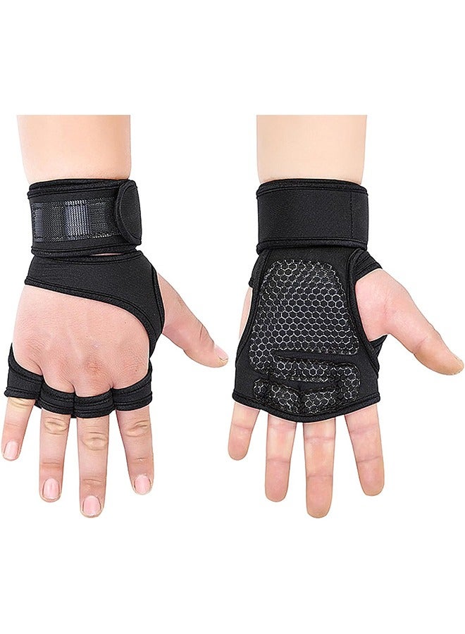 LINJIE Pair Of Workout Gloves With Wrist Wraps L - Image 1