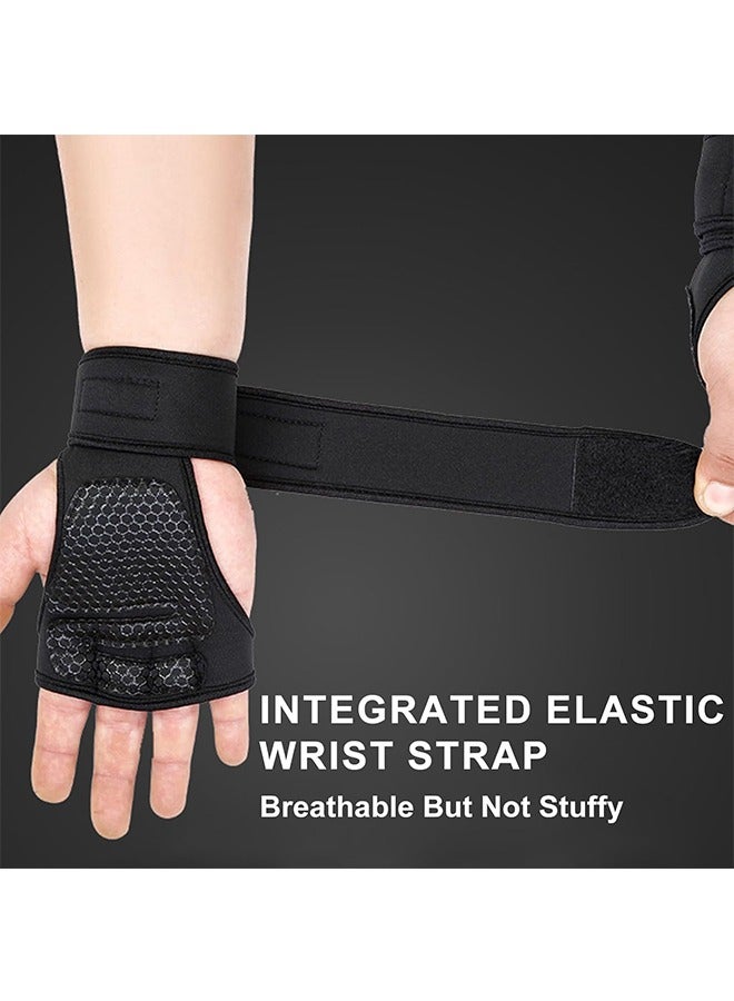 LINJIE Pair Of Workout Gloves With Wrist Wraps L - Image 4