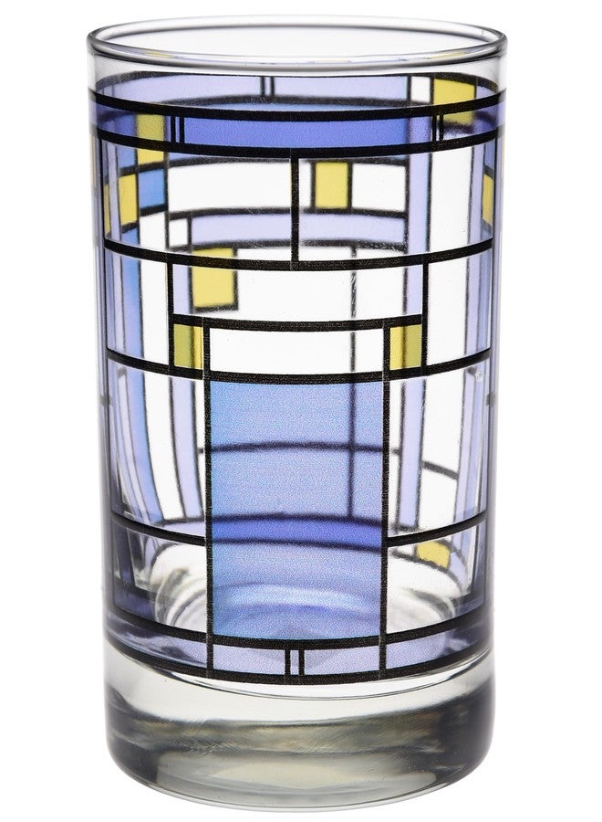 كلفر كأس كولفر فرانك لويد رايت أوك بارك DOF مزدوج الطراز القديم 14 أونصة، طقم من قطعتين في علبة هدايا (أزرق أوك بارك) - Image 2