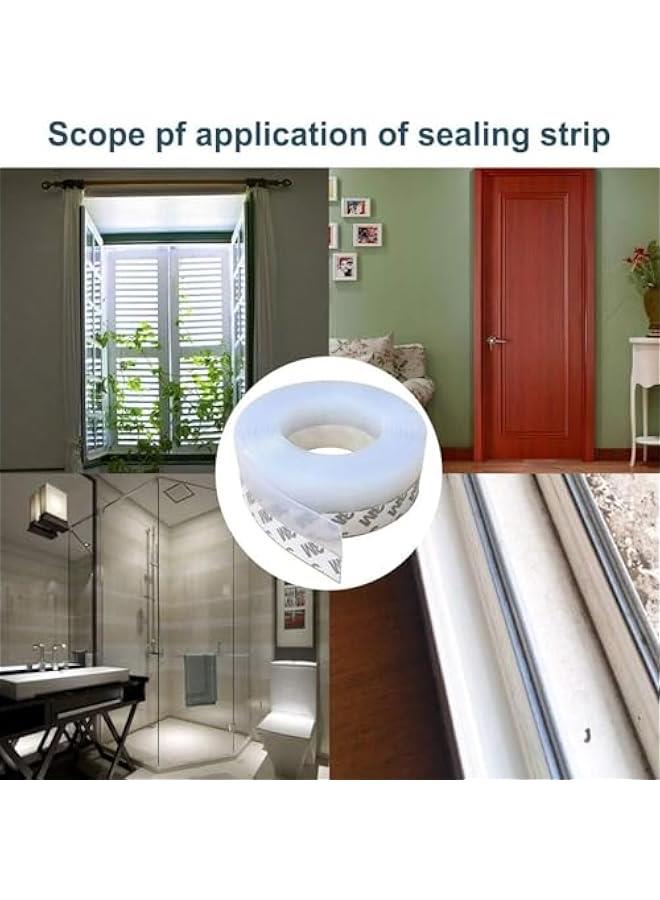 RYNX 35mm Wide 5M Long Door Seam Sealing Strip Used For Door Sweeping Of Outer And Inner Doors Door Wind And Dust Protection Sound And Heat Insulation Sealing Strip Wind Snsulator Translucent - Image 4