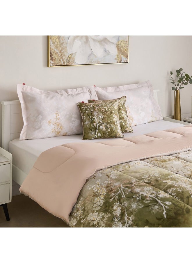 Home Box MaBelle Maison Florensence 5-Piece Cotton King Comforter Set 220 x 240 cm  - Image 2