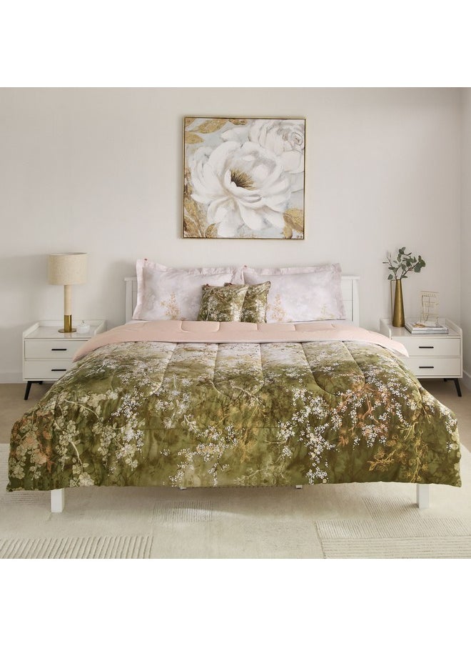 Home Box MaBelle Maison Florensence 5-Piece Cotton King Comforter Set 220 x 240 cm  - Image 3