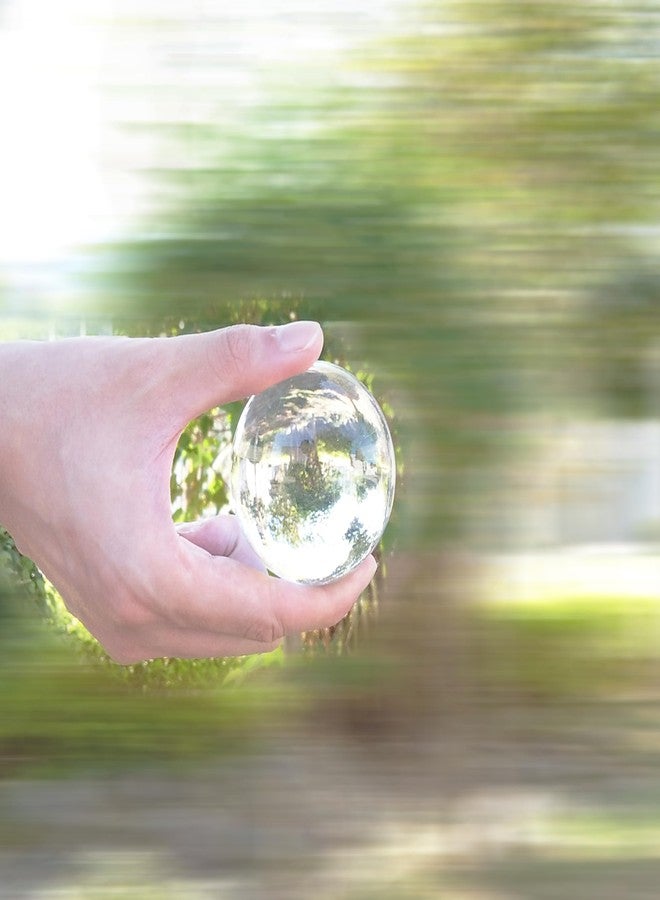 LUSTERING Crystal Ball with Stand, Large Crystal Sphere - Witchcraft and Functional Magical Accessory for Gifts, Home Office Decor (60mm) - Image 4