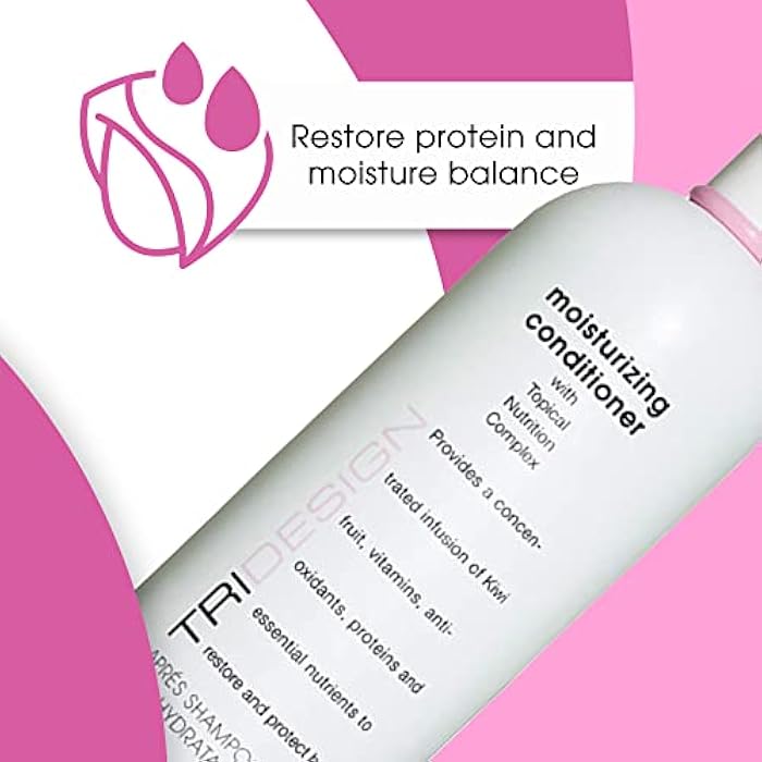 TRIDESIGN Extra Moisturizing Hair Conditioner - Deep Conditioning Treatment for Dry, Damaged, and Colored Hair, Restores Hydration & Adds Volume for Curly & Frizzy Hair - 10.5 Fl Oz - Image 3