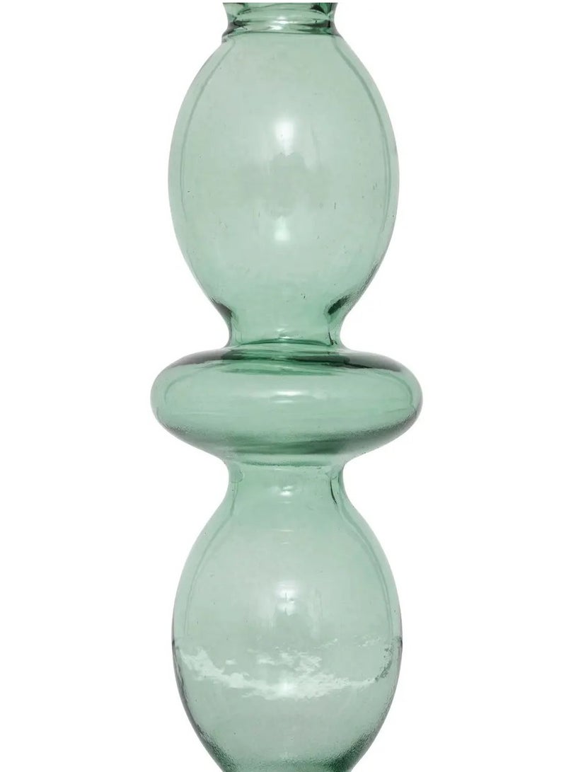 لوفت حامل شموع، مقاس 9×19.5 سم، أخضر، زجاجي - 193778 - Image 3