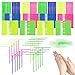 estardaa 200 Pcs Hand Helicopter Set 100 Propeller 100 Rod Bamboo Dragonfly Helicopter Toy Aero Props Hand Spinner Flying disc Launcher Outdoor Toys Flying Party Gift Favors for Kids 81246 - Image 3