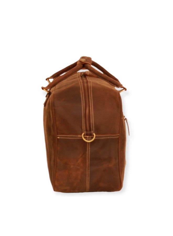 ZXC Leather Travel Duffel Bag for Men &Women - Image 4