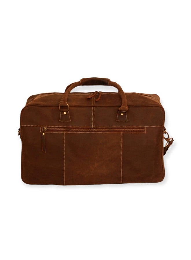 ZXC Leather Travel Duffel Bag for Men &Women - Image 2
