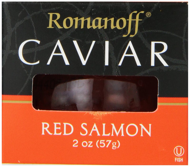 Romanoff Caviar Red Salmon 2 Ounce Jar - Image 3