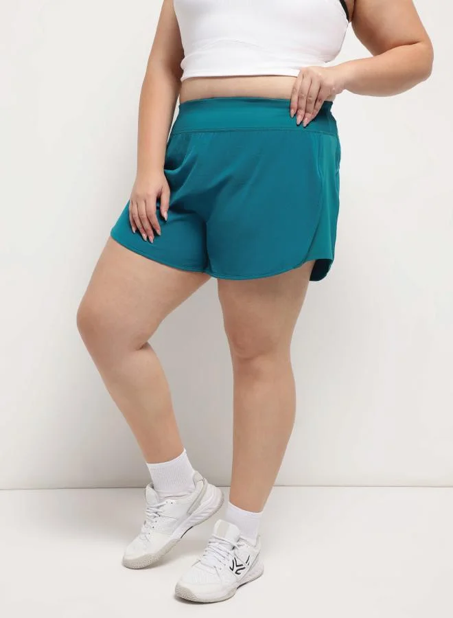 ZAECY Women’s Running Shorts – Blue