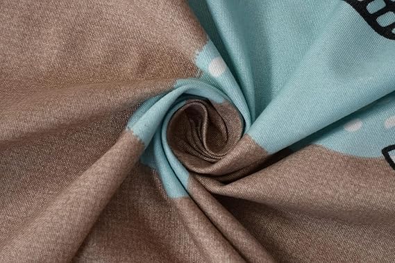 Blenzza Deco™ Glace Cotton Single Bed Reversible Babies 1 Kids Comforter & 1 Single Flat Bed Sheet with 1 Pillow Cover (Design 8) (0 to 8 Years Kids) - Image 5