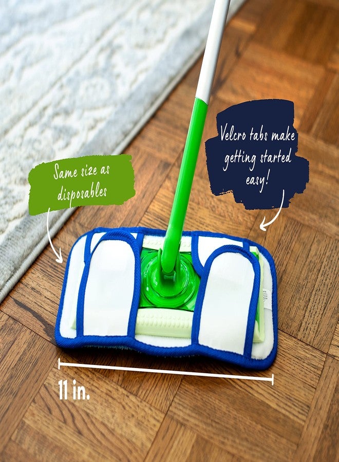 Xanitize 11.5" Microfiber Mop Pads with Straps 3-Pack (Standard) - Image 4