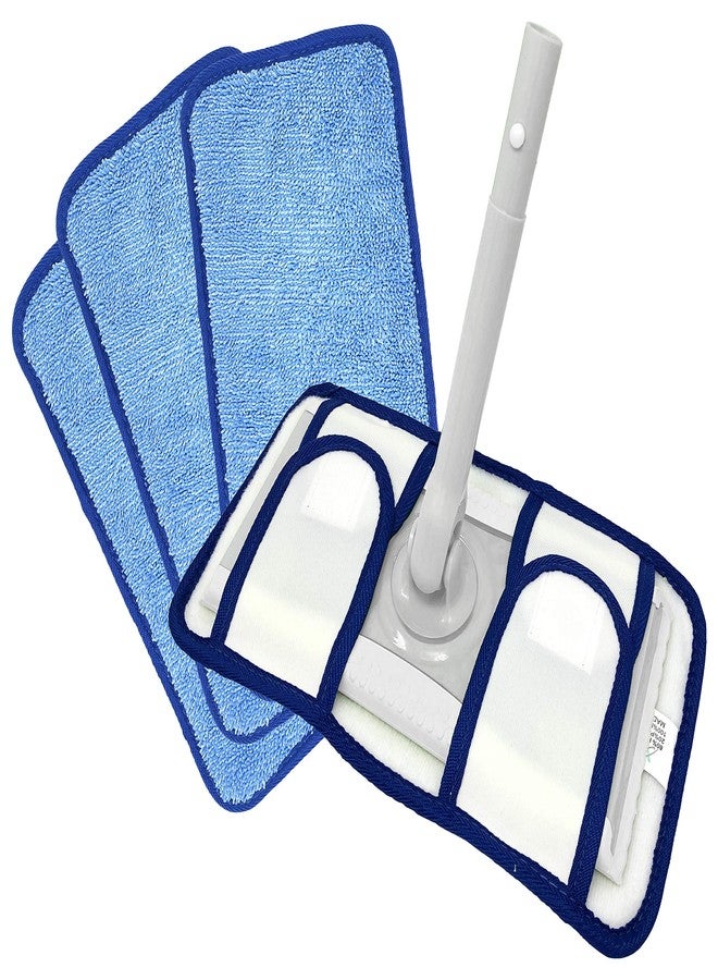 Xanitize 11.5" Microfiber Mop Pads with Straps 3-Pack (Standard) - Image 1