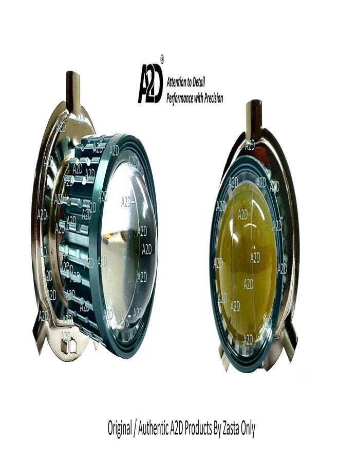 A2D? 8313 12V / Led Full Cobe H4 / HS1 Bike LED Headlight Bulb Replacement Yellow-White for Yamaha Enticer 125 - Image 5