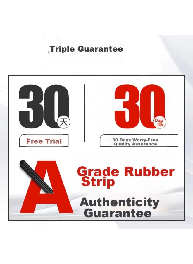 Aoming Boneless Wiper Blade, For Saic General Wuling Rongguang, Windshield Wiper, Original A-grade Rubber Strip - Image 1
