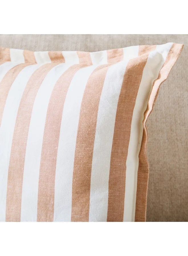 Home Box Warm Oasis Terra Broader Striped Filled Cushion 50 x 50 cm