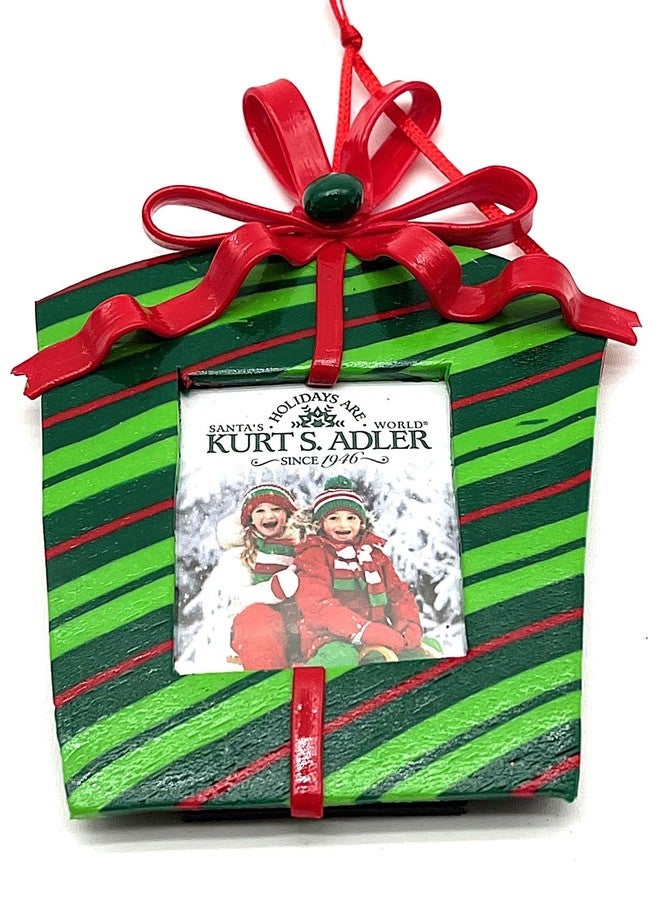Kurt S. Adler إنستيكو 11231231 1111، 4.4 بوصة، أحمر أخضر أبيض - Image 2