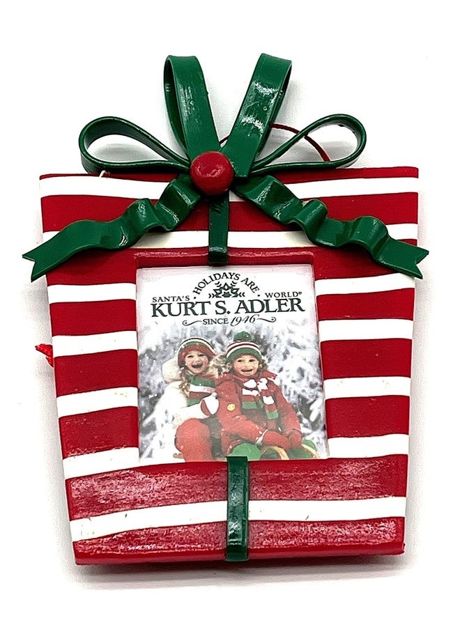 Kurt S. Adler إنستيكو 11231231 1111، 4.4 بوصة، أحمر أخضر أبيض - Image 3