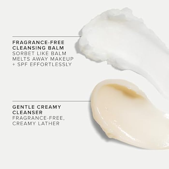 Farmacy Gentle Double Cleanse Skincare Gift Set - Fragrance-Free Gentle Creamy Face Cleanser & Makeup Remover Cleansing Balm - Melts Away Makeup & Helps Promote Healthy Skin (2 Count) - Image 3
