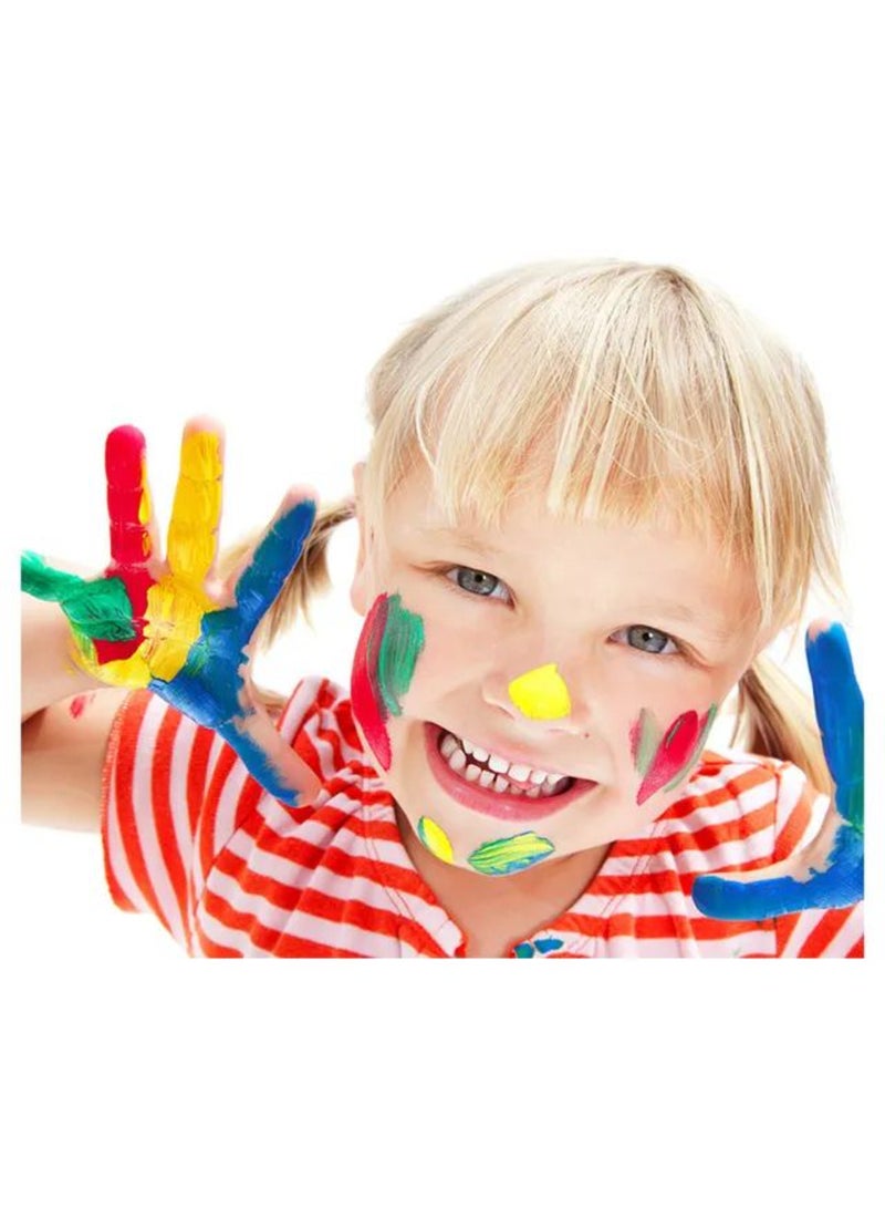 MiDeer Finger Paint for Toddlers – 6 Washable, Non-Toxic Colors – Safe Sensory Paint for Kids Ages 3+ – Mess-Free, Easy-to-Clean Creamy Texture for Arts & Crafts, Color Exploration & Early Learning - Image 3