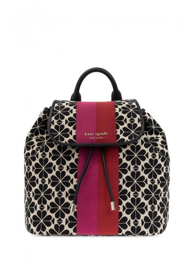 Kate Spade Kate Spade Spade Flower Jacquard Hearts Medium Flap Backpack - Image 1