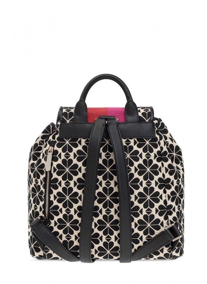 Kate Spade Kate Spade Spade Flower Jacquard Hearts Medium Flap Backpack - Image 3