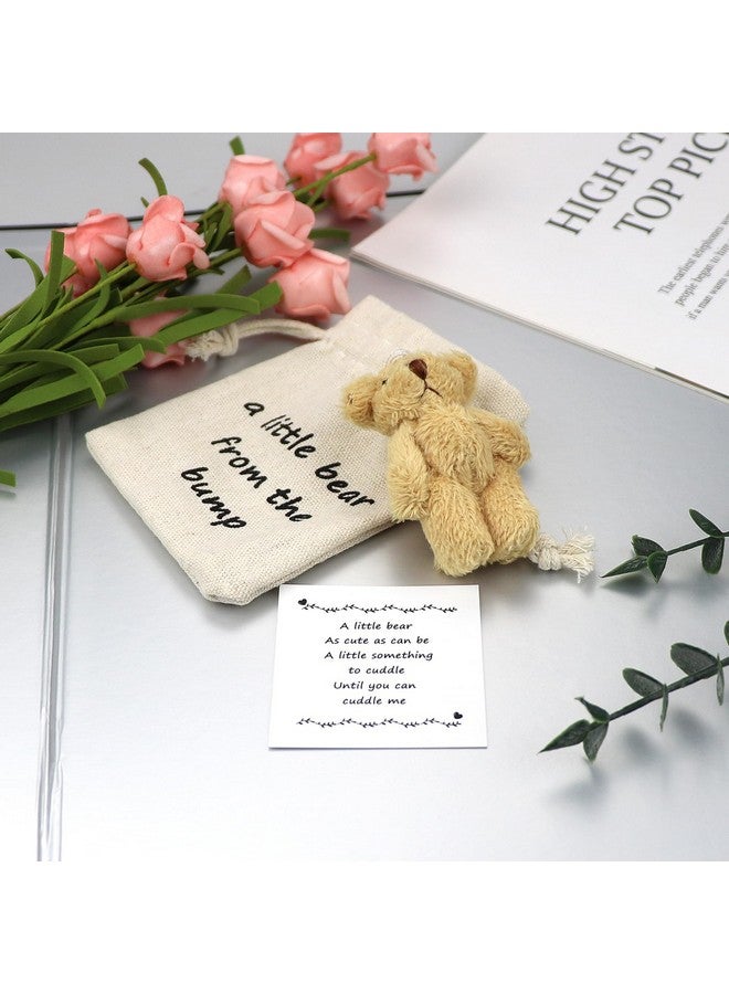 LUOKIFUR Pocket Bear ''Crash'' Gifts Pregnancy Announcements New Grandparents Gifts Baby Keepsake Gifts (Bump) - Image 4