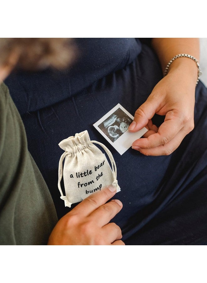 LUOKIFUR Pocket Bear ''Crash'' Gifts Pregnancy Announcements New Grandparents Gifts Baby Keepsake Gifts (Bump) - Image 3