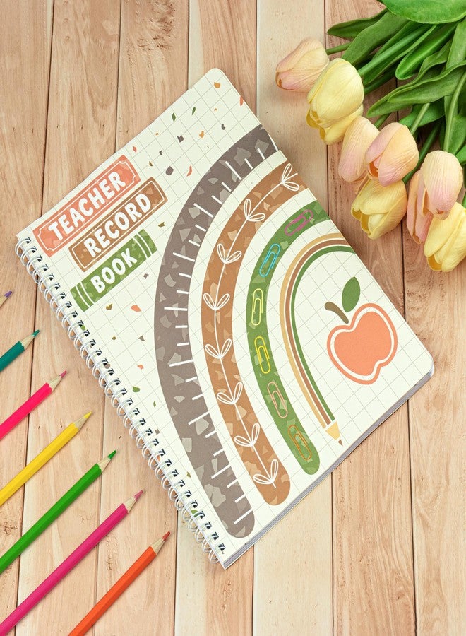 INKNOTE 120 Pages Teacher record book 11 x 8.27inch Teacher grade book Spiral bound Lesson planner Attendance book for School Classroom Office Supplies,Double Sided Printing - Image 4