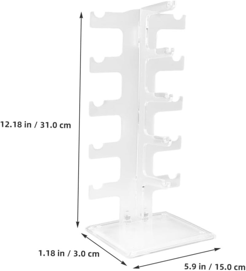 Ciieeo Acrylic Sunglasses Display Stand Rack Tabletop Eyeglasses Holder Organizer for Retail Store Fixtures - Image 2