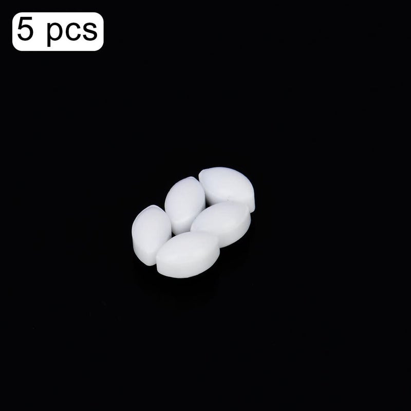stonylab قضيب التحريك المغناطيسي من ، مجموعة من 5 قطع بطول 10 مم، مغطى بطبقة من PTFE، لاستخدامها في أجهزة التحريك المختبرية، لون أبيض، شكل زيتوني، 5 عبوات. - Image 4