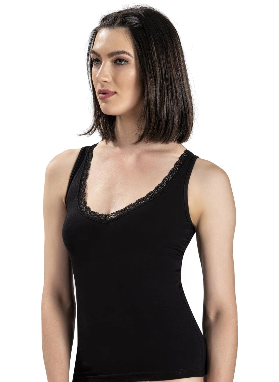Jiber Women's Modal Cotton Thick Strappy Undershirt 617 - 6 Pieces