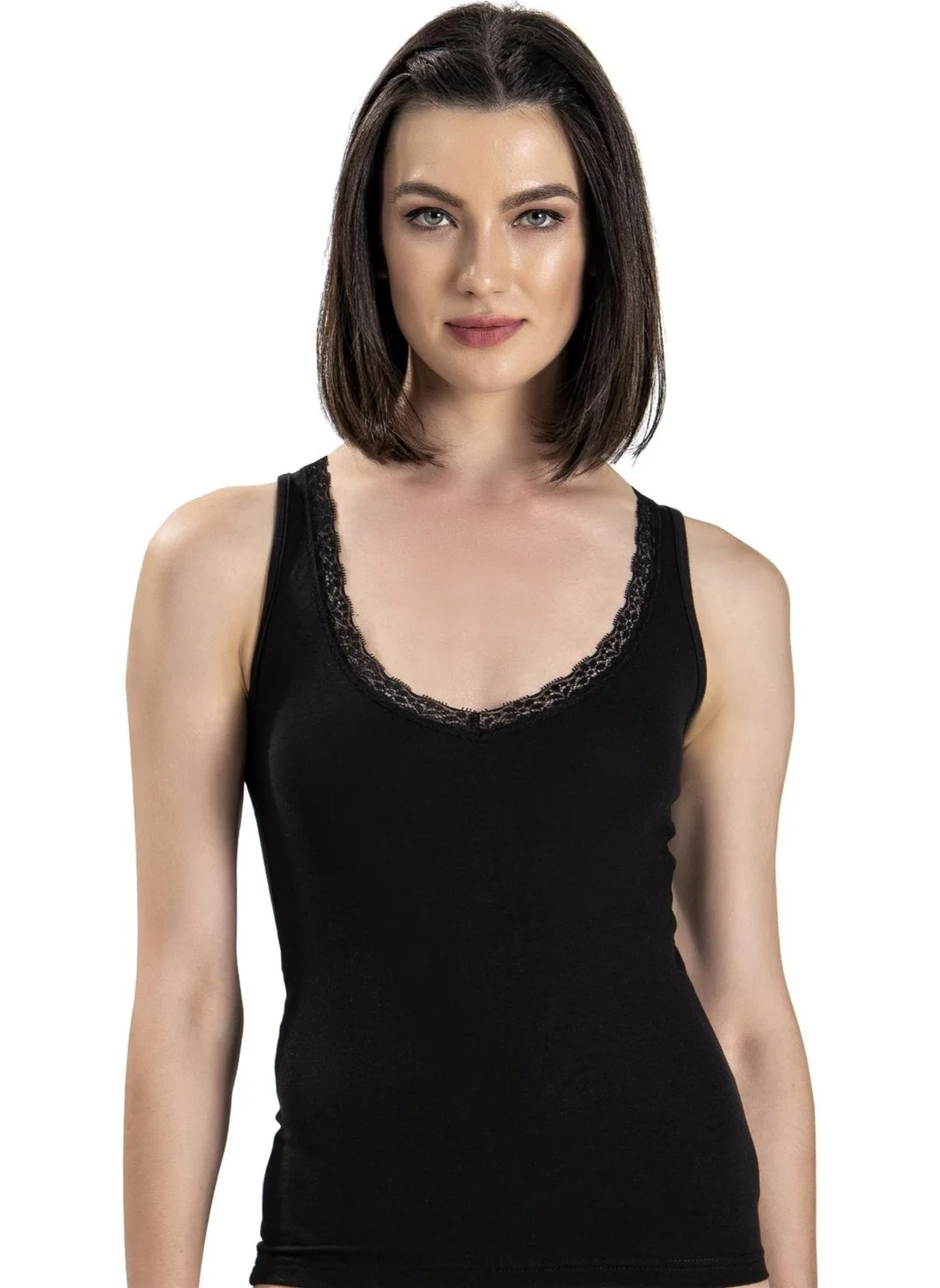 Jiber Women's Modal Cotton Thick Strappy Undershirt 617 - 6 Pieces