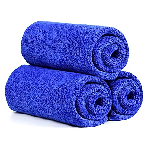 Four Season Microfiber Towels for Cars - 16x16 inch Lint Free Car Microfiber Towel - 4 Pack - 380gsm Microfiber Detailing Towels - Image 1