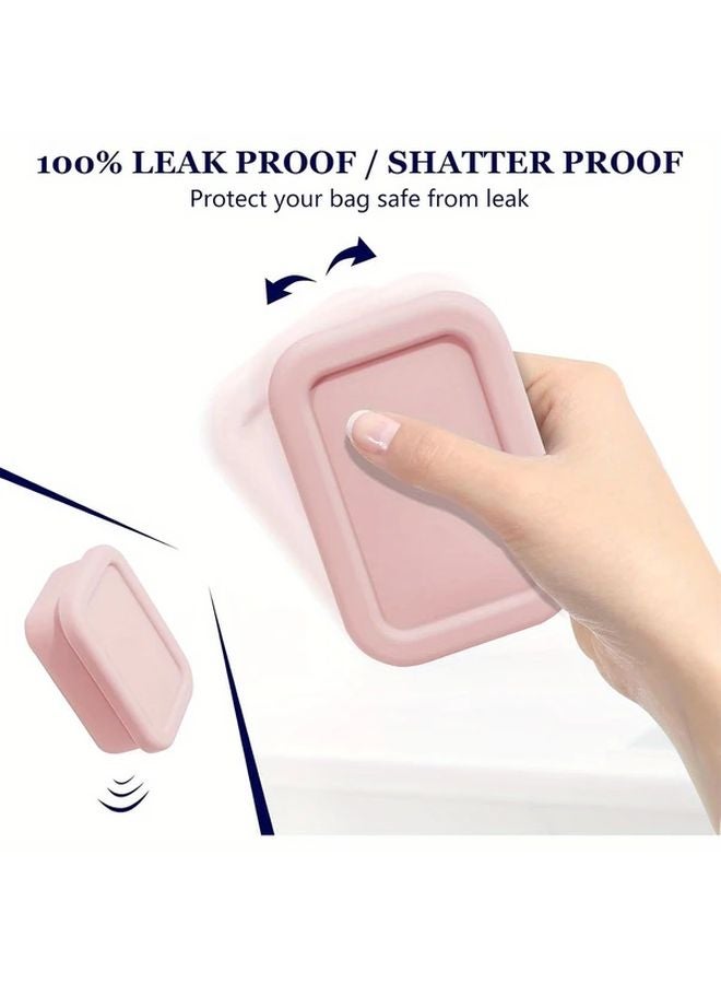 Mint Green Leakproof Travel Soap Case With Draining Layer Shatterproof Soap Holder - Image 4