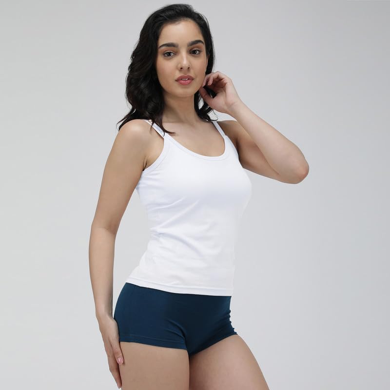 Amul Comfy Adjustable Slips (L.Col)| White | Pack of 3|Combo. - Image 3