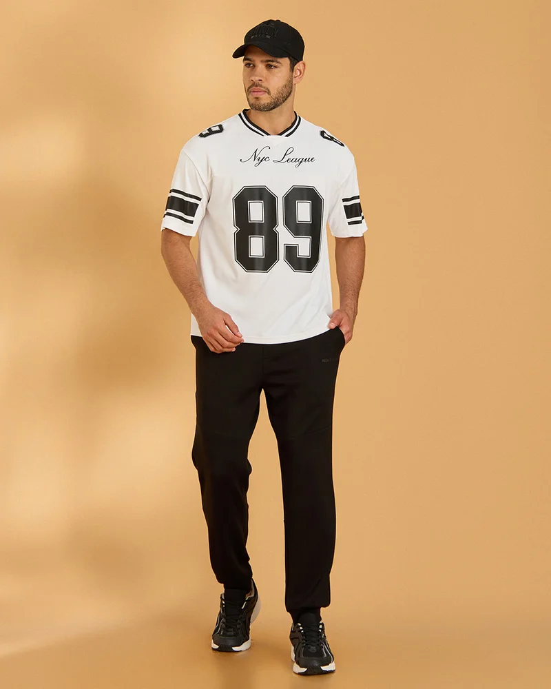 REDTAG Men Black Modal Lounge Jog Pants