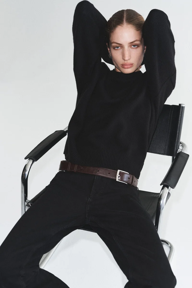 اتش اند ام كنزة من مزيج الكشمير