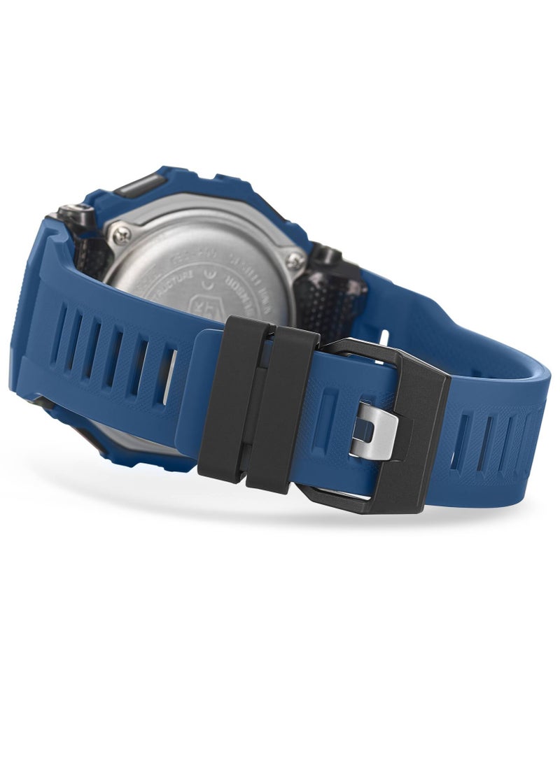 G-SHOCK ساعة يد للرجال G-Shock GBD200-2D بقرص رقمي وحزام من الراتنج الأزرق - Image 3