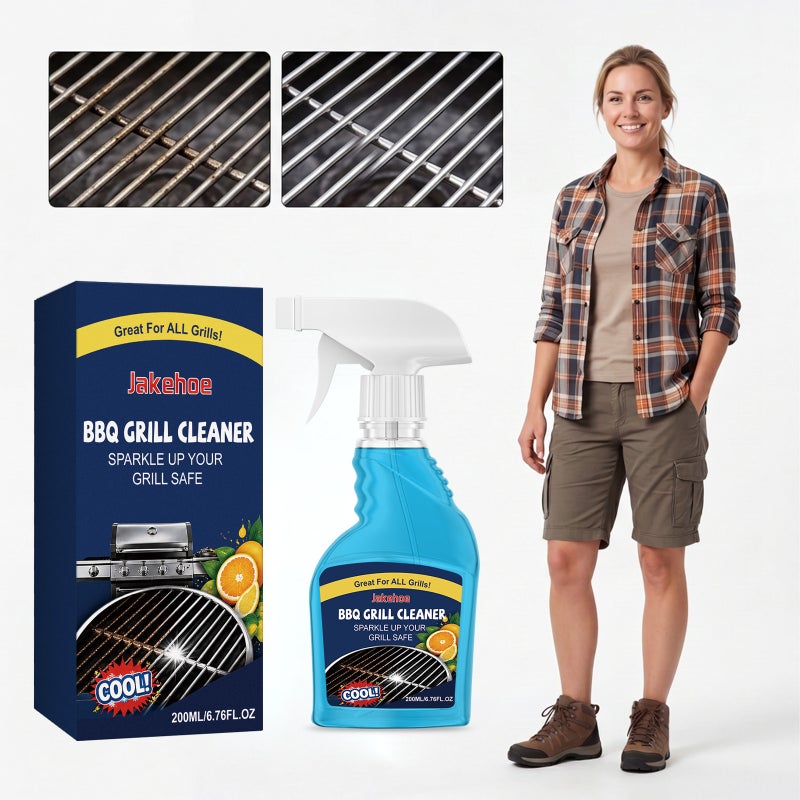 Jakehoe Bbq Grill Cleaner Dissolves And Cleans Oil Stains On The Grill Surface, Daily Cleaning Agent - Image 2