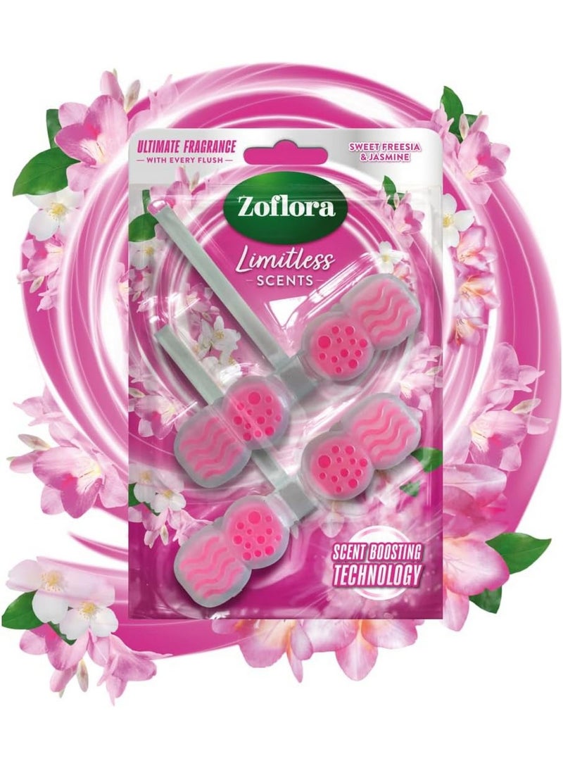 Zoflora Sweet Freesia & Jasmine Limitless Scents Rim Block 2s - Image 2