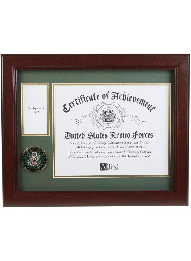 Allied Flag Allied Frame US Army Medal and Award Frame with Medallion 13 x 16 - Image 4
