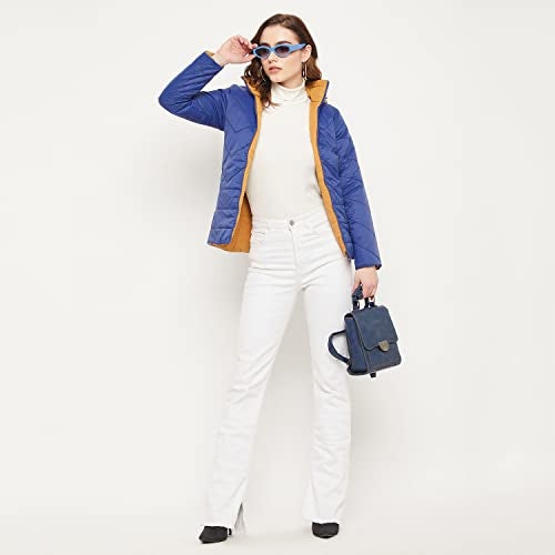 Duke Stardust Women Full Sleeve Jacket (SDZ1961_Denim_M) - Image 4