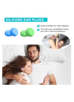 T NEWFUN Ear Plugs for Sleeping, Swimming, 54 Pairs Reusable oldable Soft Silicone Ear Plugs  - Image 4